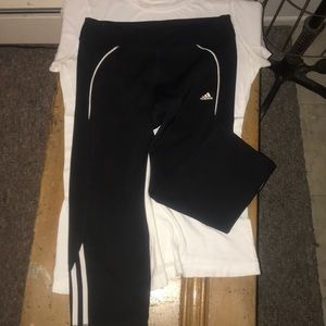 Adidas three quarter length leggings